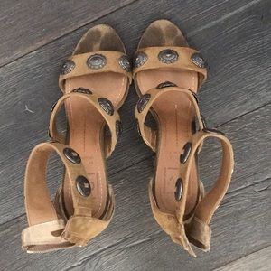 Dolce vita x Vanessa mooney zip up heels sz 8.5